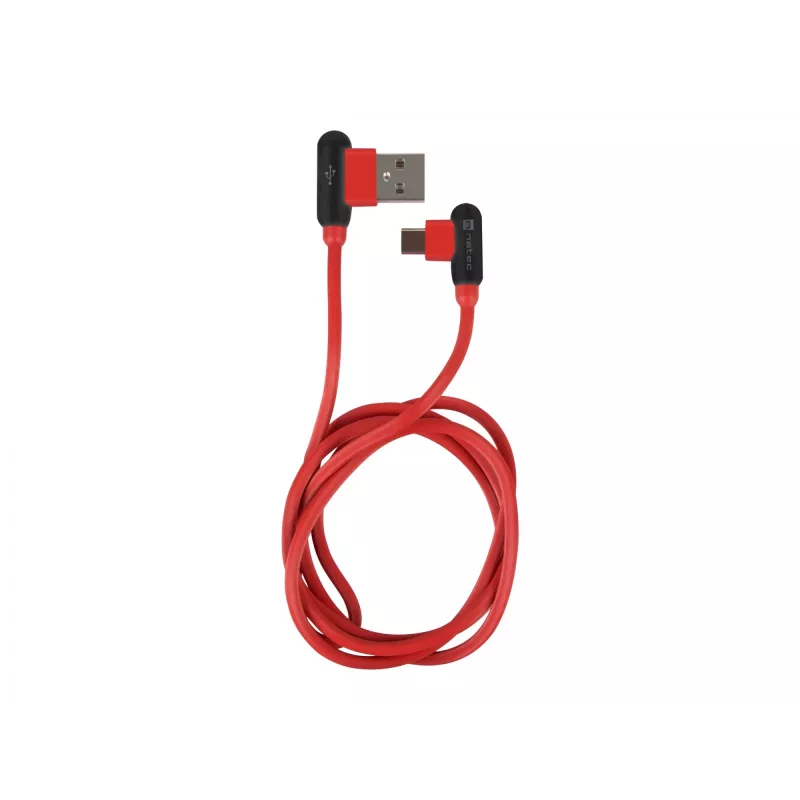 USB-Kabel NATEC NKA-1201 USB 2.0 1 m USB A USB C Schwarz Rot