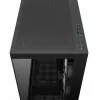 PC-Gehäuse DeepCool CG580 4F Midi Tower — ATX/ITX/MicroATX, gehärtetes Glas, 3×120mm+1×120mm Lüfter, 2×3,5 Zoll & 2×2,5 Zoll, USB-A×2 USB-C×1, schwarz