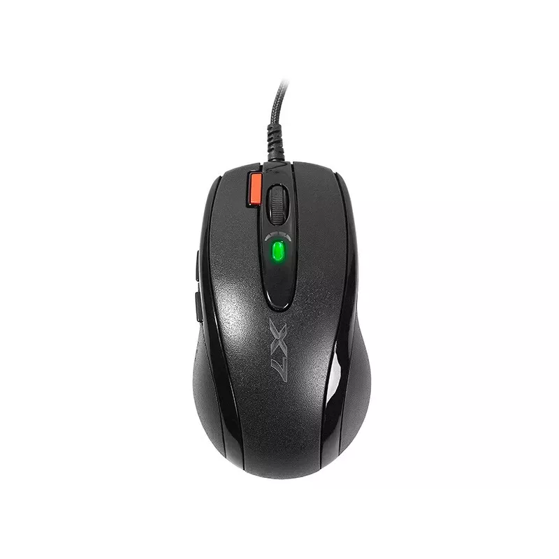 Gaming-Maus A4Tech X-7120 USB Typ-A beidhändig 2000 DPI, 3 ms, kabelgebunden, schwarz