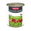 ANIMONDA GranCarno Adult Rind- und Entenherzen – Nassfutter für Hunde – 400 g
