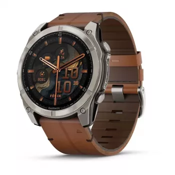 Garmin Fenix 8 3,56 cm (1,4) AMOLED 51 mm Digital 454 x 454 Pixel Touchscreen Titan Wi-Fi GPS (Satellit)