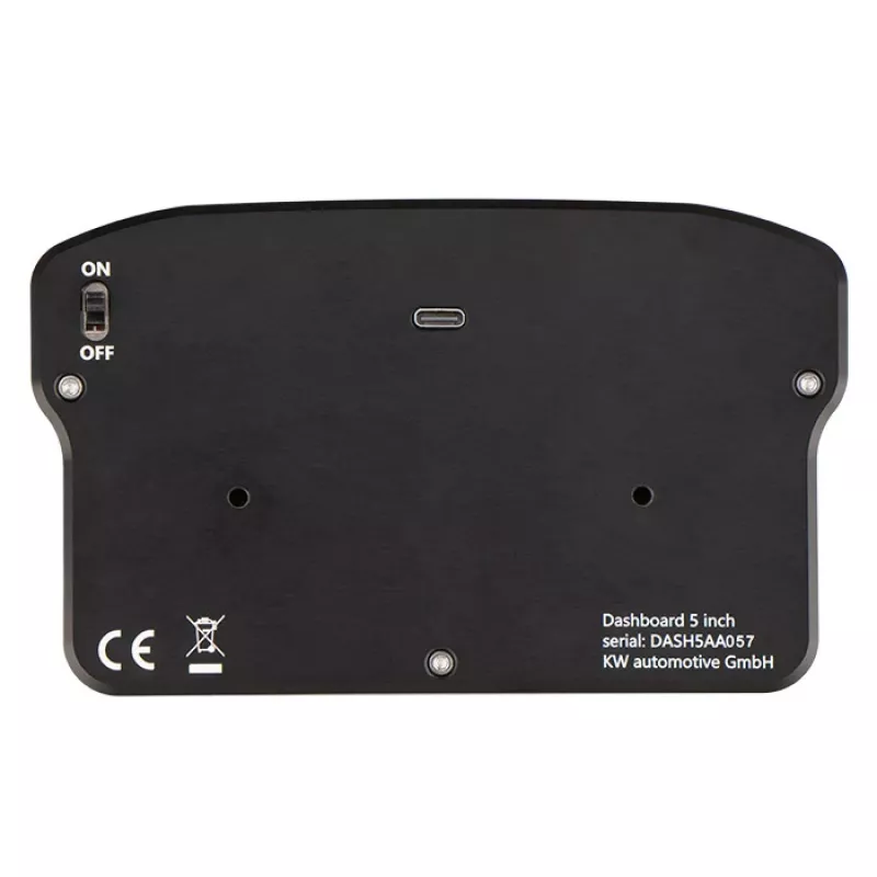 Lenkrad-Dashboard-Panel Ascher Racing 5 Zoll Modell 76080029 für Sim-Racing-Displays