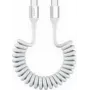 4smarts USB-C Spiralkabel 240W Weiß (4S541601)