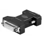 Kabel-Adapter Microconnect MONBG HD15 auf DVI-I 24+5Pin Schwarz