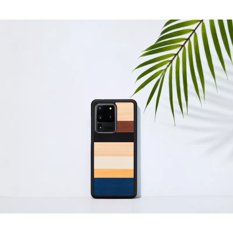 Handyhülle man and wood für Samsung Galaxy S20 Ultra — schwarz
