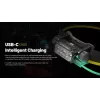 Stirnlampe Nitecore HC70 UHE — Stirnband-Taschenlampe, 1600 Lumen, stoßfest, wasserdicht, 0,172 kg, schwarz