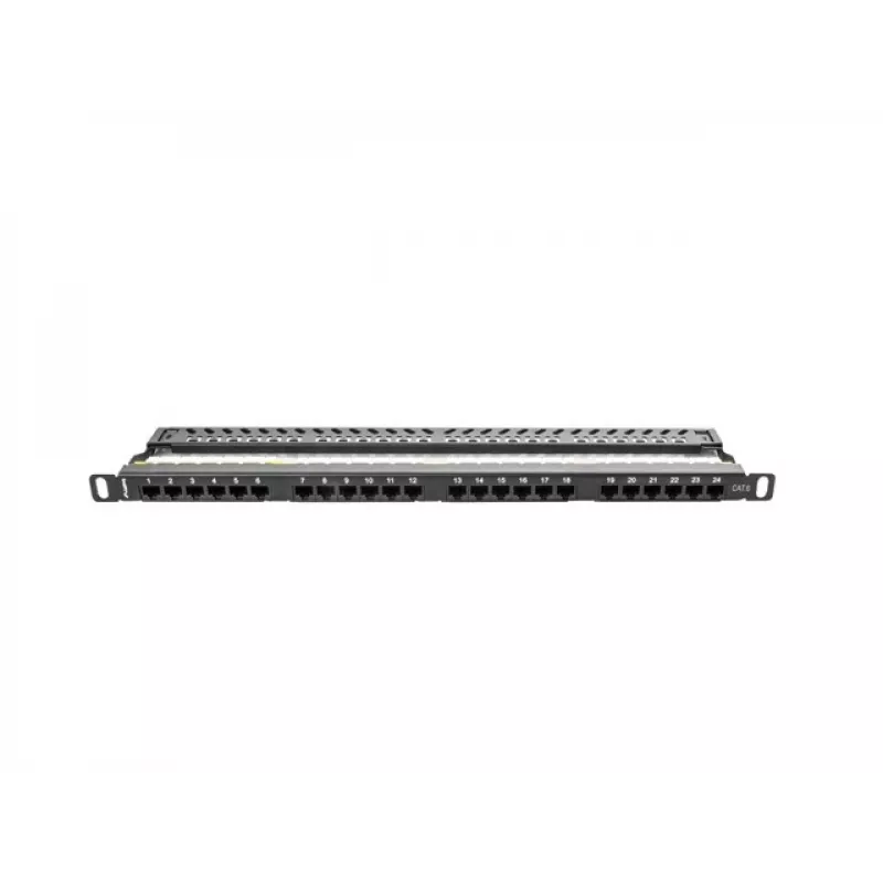 Lanberg PPU6-0024-B Patchpanel 0,5HE