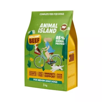 ANIMAL ISLAND Brilliant beef - Trockenfutter für Hunde - 3 kg