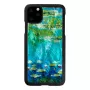 Handyhülle iKins für iPhone 11 Pro Max – Seerosen-Design, schwarz