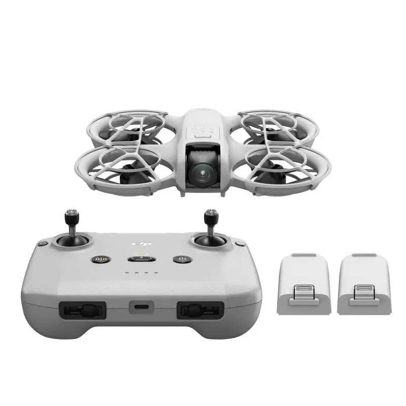 DJI Neo Fly More Combo (DJI-RC-N3) leichte 135g Drohne mit 4K Ultra HD Kamera, bis zu 18 Minuten Flugzeit mit 1 Ladung, 3x Akkus, Fernsteuerung