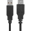USB-Kabel Sharkoon USB 2.0 0,5 m Schwarz