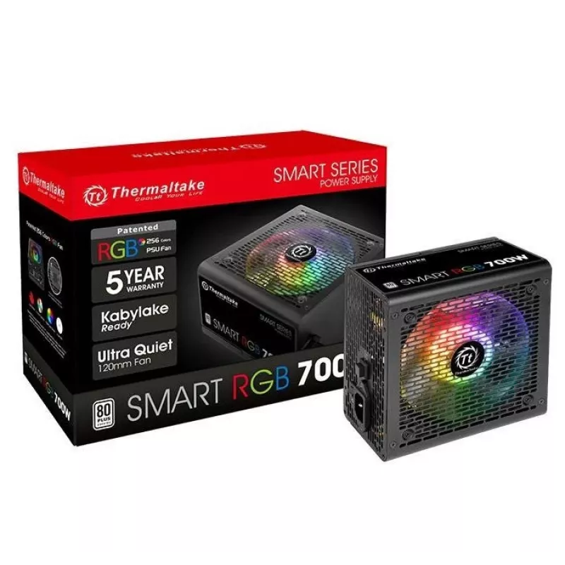 Netzteil Smart 700W RGB, 80PLUS, 230V EU, 2xPEG, 120mm, Single Rail