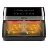 G3 Ferrari G10223 Fritteuse Doppel 12 L Standgerät 2200 W Heißluftfritteuse Schwarz, Edelstahl