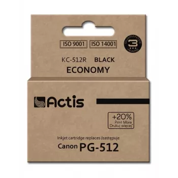 Actis KC-512R Tinte (Ersatz für Canon PG-512; Standard; 15 ml; schwarz)