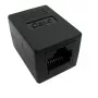 RJ-45 Modular-Kupplung VALUE Cat.6 ungeschirmt schwarz