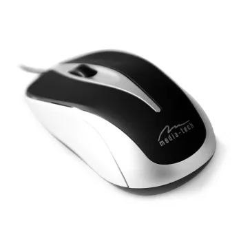Media-Tech Plano USB Optisch (Silber)