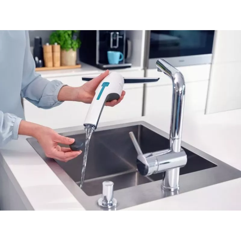 Leifheit 51030 elektrischer Fensterreiniger Weiß