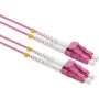 VALUE Glasfaserkabel 50/125µm OM4 - LC/LC - Low-Loss-Stecker - violett - 7 m