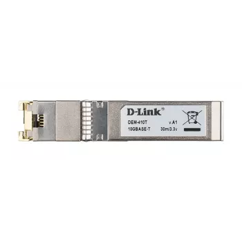 D-Link SFP+ 10GBASE-T Kupfer-Transceiver, Kupfer, 10000 Mbit/s, SFP+, T, 30 m, 10 Gigabit Ethernet