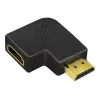 HDMI-Kupplungs-Adapter LOGILINK AH0008 — HDMI auf HDMI, schwarz, vergoldete Kontakte