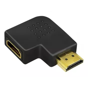 HDMI-Kupplungs-Adapter LOGILINK AH0008 — HDMI auf HDMI, schwarz, vergoldete Kontakte