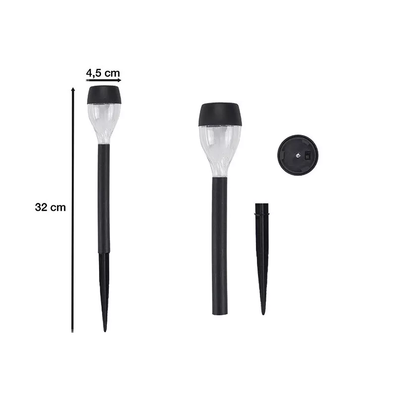 Outdoor-Solarleuchten-Set Beper P207ILO050 – 5 wasserdichte Leuchten für Garten und Weg