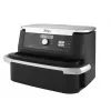 Doppel-10,4-L-Heißluftfritteuse Ninja AF500EU, Standgerät, 2470 W, Schwarz, Edelstahl