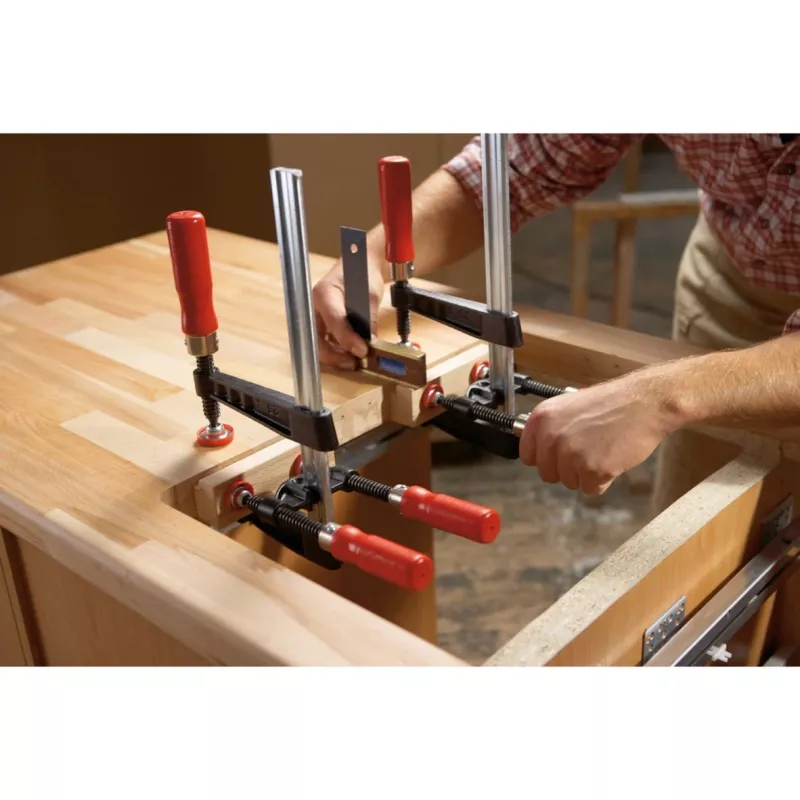 Kantenklemme Bessey KT5-1CP – Eckklemme für Plattenverbindungen und Verleimungen