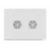 Lanberg wandmontierbarer Installationsschrank 19'' 18U 600x450mm grau (Glatür)