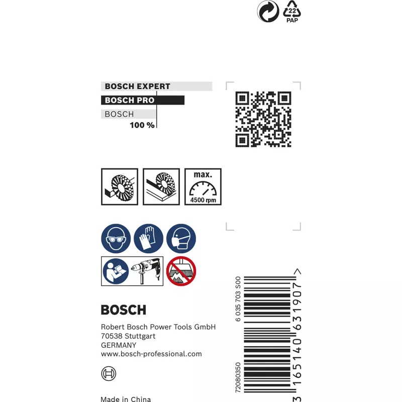 Bosch 2 608 622 110 Drahtbürste/Topfbürste 3 cm