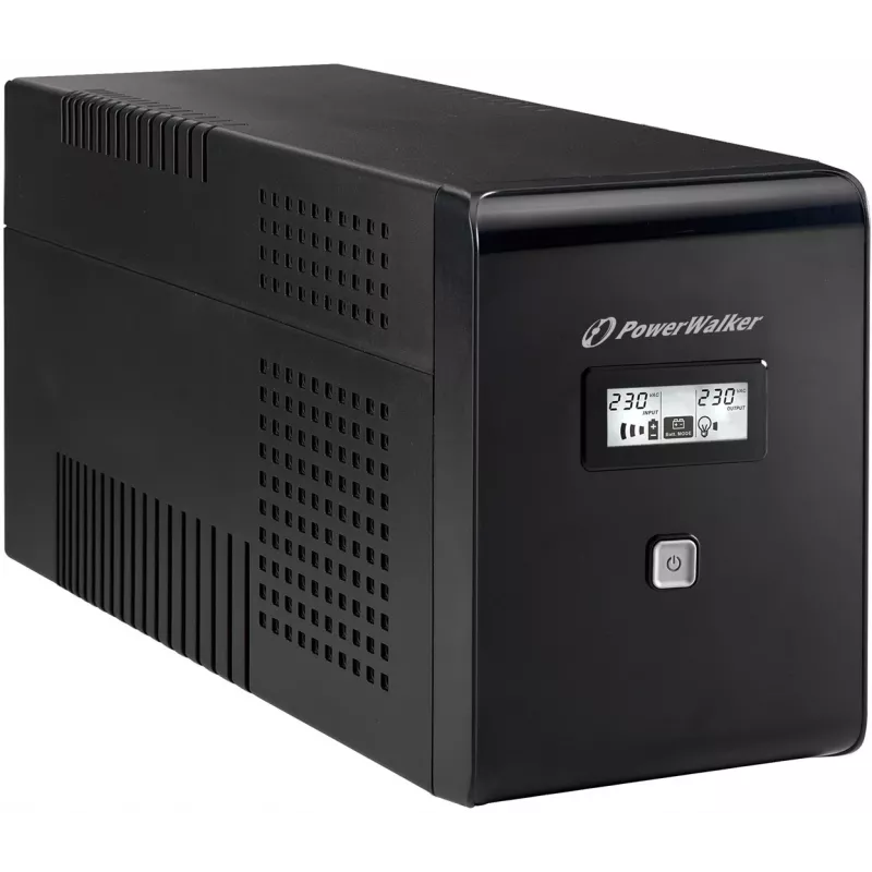 PowerWalker VI 2000 LCD 2 kVA 1200 W 2 AC-Ausgänge