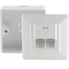 Netzwerkdose RJ-45 Weiß ShiverPeaks BS74251-SET