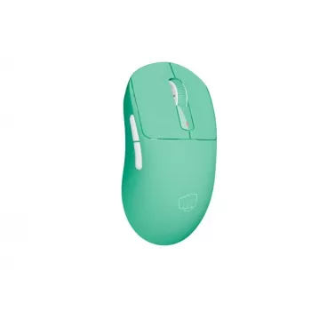 Kabellose Maus Fury Tanto T4 Mintgrün — einstellbare DPI, USB-Empfänger, ergonomisches Design