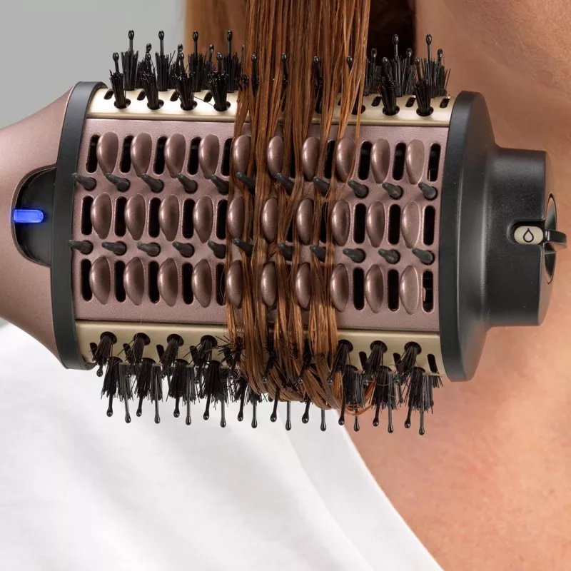 BaByliss AS95E Air Leistung Volume Heißluftbürste Champagne 1000 W
