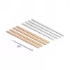 DeLOCK 67057 19-Zoll D-Typ Patchpanel mit Zugentlastung, 32-Port, schwarz