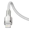 Baseus Cafule Kabel 2m Lightning auf USB C Schnellladen Datenübertragung