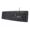 Tastatur Gembird KB-U-103-RU Büro USB QWERTY Englisch Russisch Schwarz