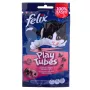 Felix Play Tubes Truthahn & Schinken 50 g – Trockenfutter-Leckerli für Katzen