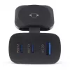 RealPower 450476 mobiles Ladegerät Powerbank, Smartwatch, Tablet Schwarz AC Kabelloses Laden Schnellladung Innenbereich