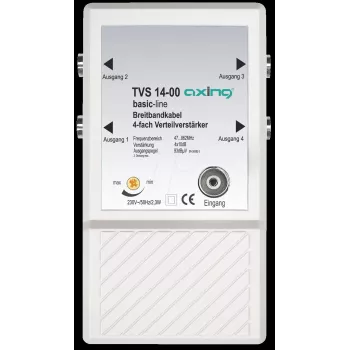 TV-Signalverstärker Axing TVS014001 IEC-Anschluss AC-Stromversorgung 3W