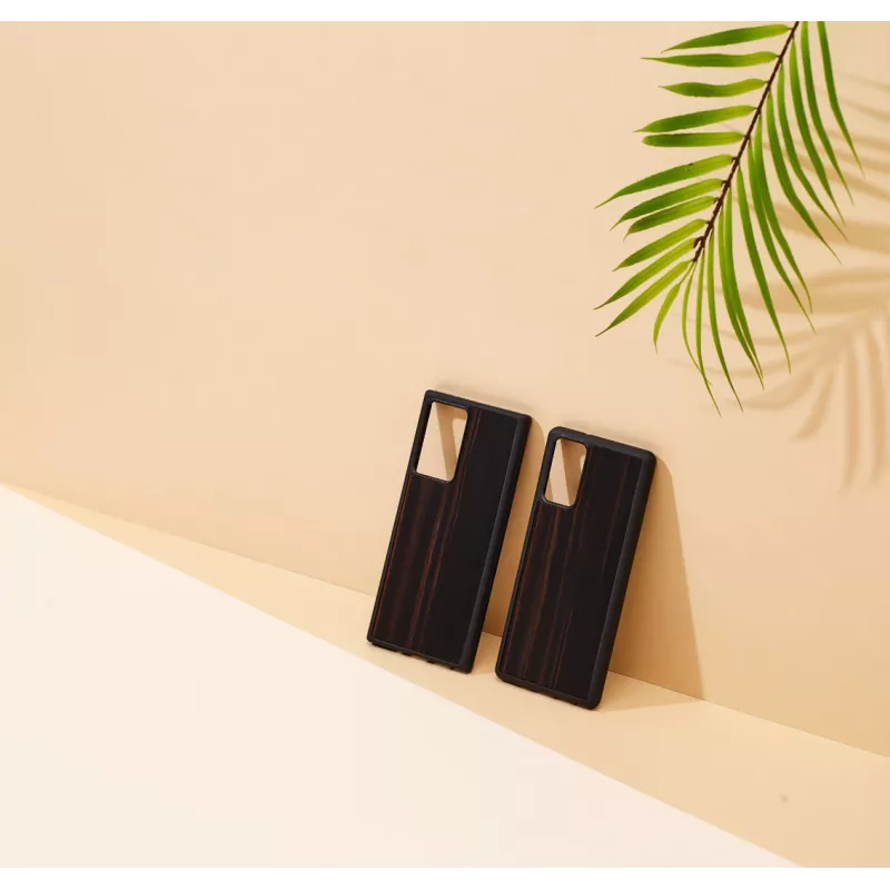 Schutzhülle man and wood für Samsung Galaxy Note 20 Ultra — Ebony Schwarz