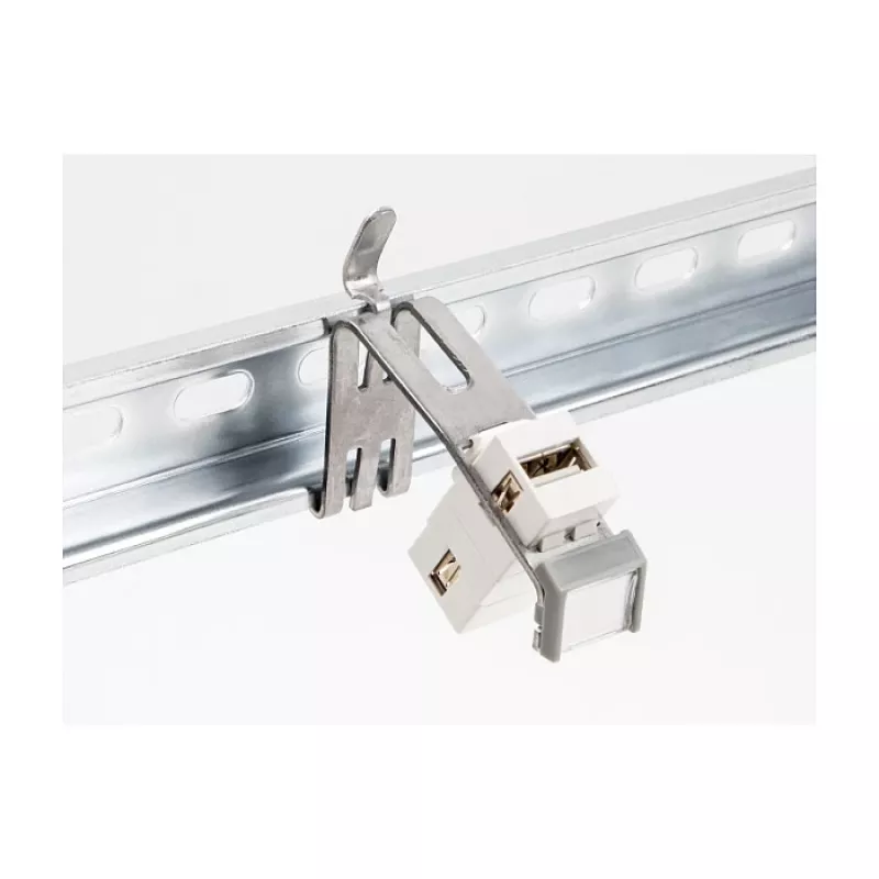 DeLOCK Keystone-Modul 66477 Kunststoff Edelstahl 52,4 mm 60,7 mm 17,7 mm