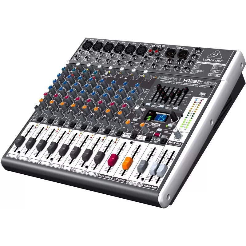 Behringer X1222USB Audiomixer 4 Kanäle