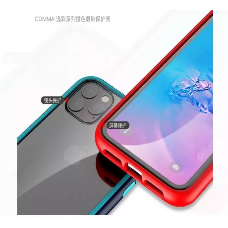 Schützende Anti-Schock-Hülle COMMA für iPhone 11 Pro Max – schwarz