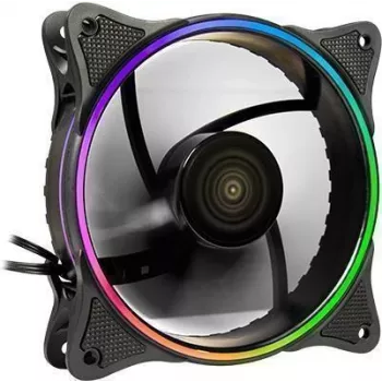Lüfter Inter-Tech 88885552 Computer-Kühlsystem 12 cm Schwarz