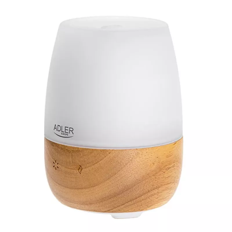 Aroma-Diffusor Adler AD 7967 — Ultraschall, für Räume bis 25 m², braun/weiß