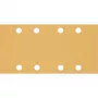 Schleifblätter Bosch 93x186 mm K80, 50 Stück, 8-Loch, für Holz und Lack (Expert)