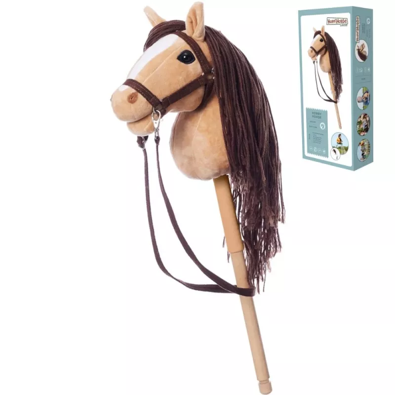 Steckenpferd HOPPIHORSE Hobby Horse A4 beige
