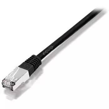 Equip Cat.5e SF/UTP Crossover Patchkabel, 1m, 1 m, Cat5e, SF/UTP (S-FTP), RJ-45, RJ-45, Schwarz