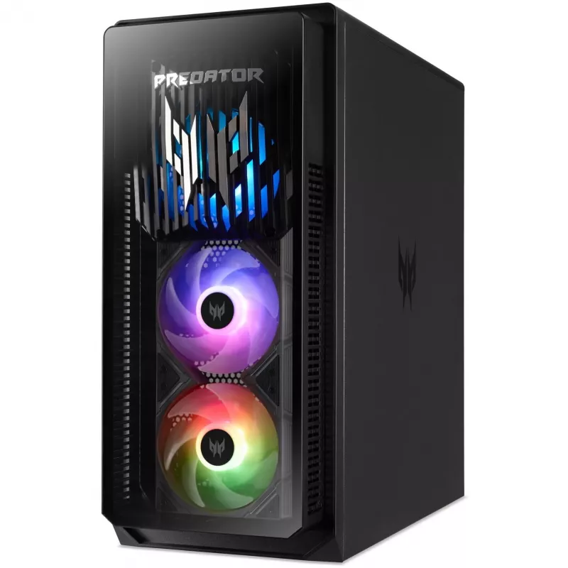Desktop PC Acer Predator PO5-660 — Intel Core Ultra 7 265F 5,3 GHz, 32 GB DDR5, 2 TB SSD, NVIDIA GeForce RTX 5070, Windows 11 Home, Schwarz